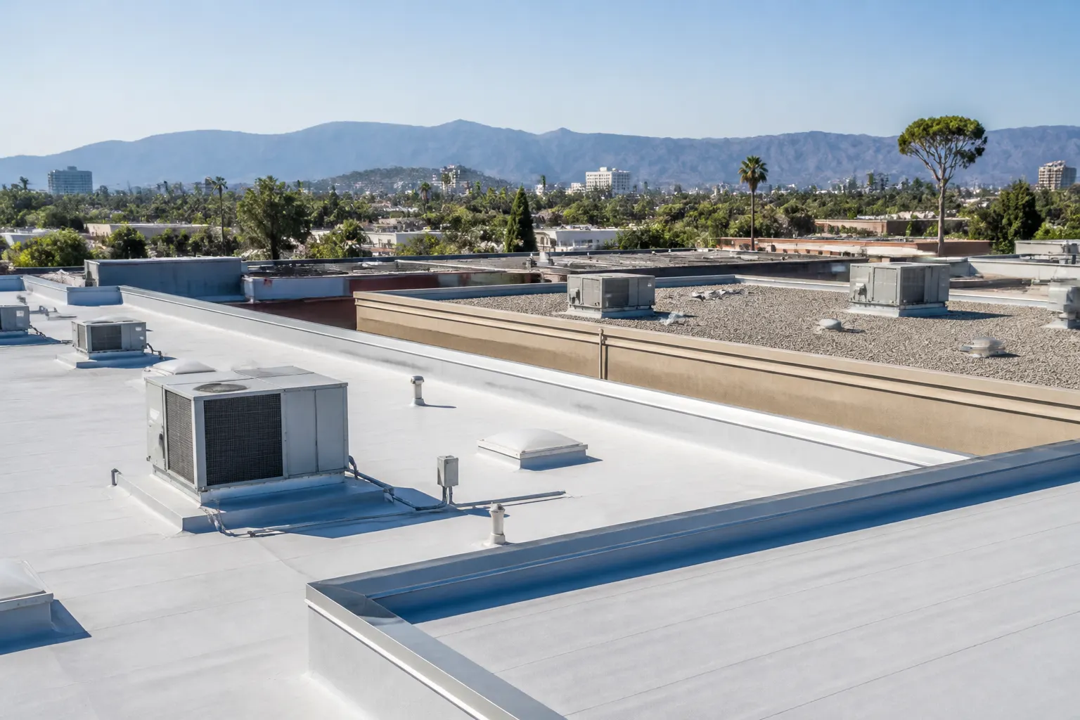 Flat Roof vs Low-Slope Commercial Roofing: System Options for LA Business Owners