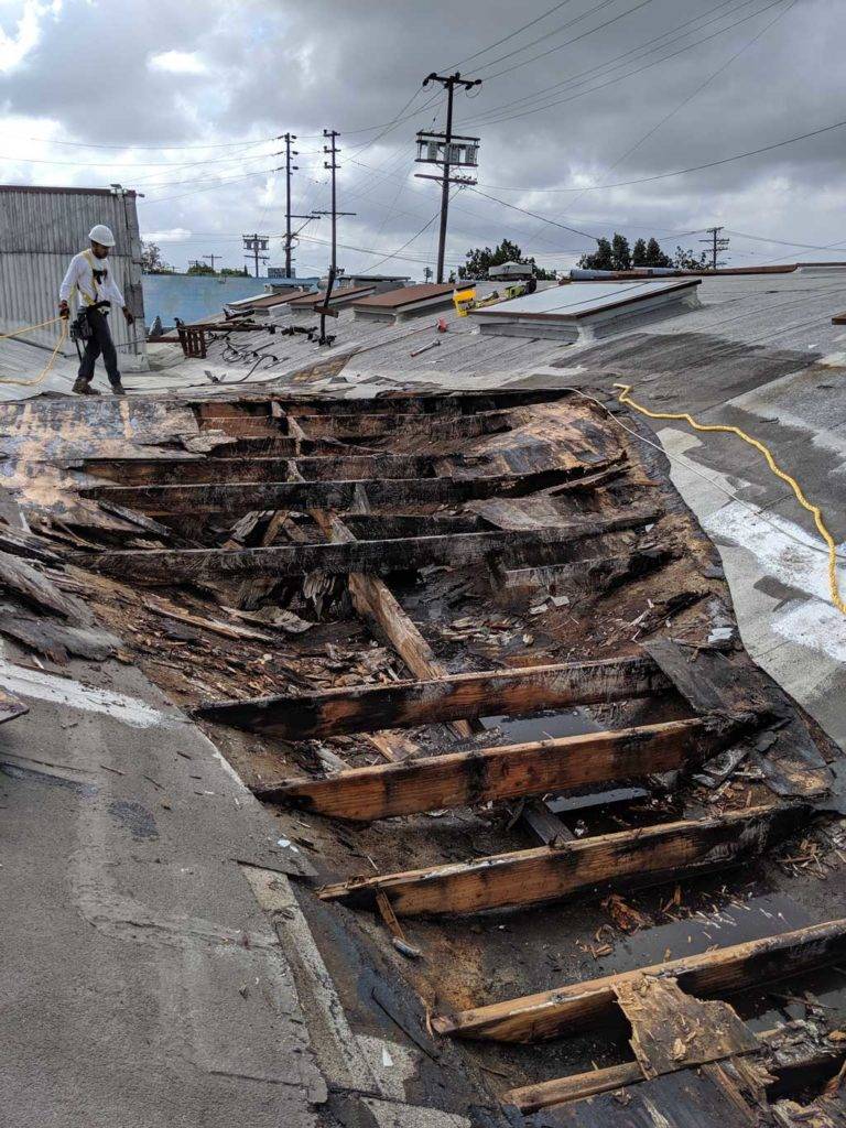 commercial roof leak repair