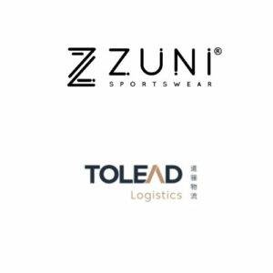 Two logos for zzuni and tolead logistics.