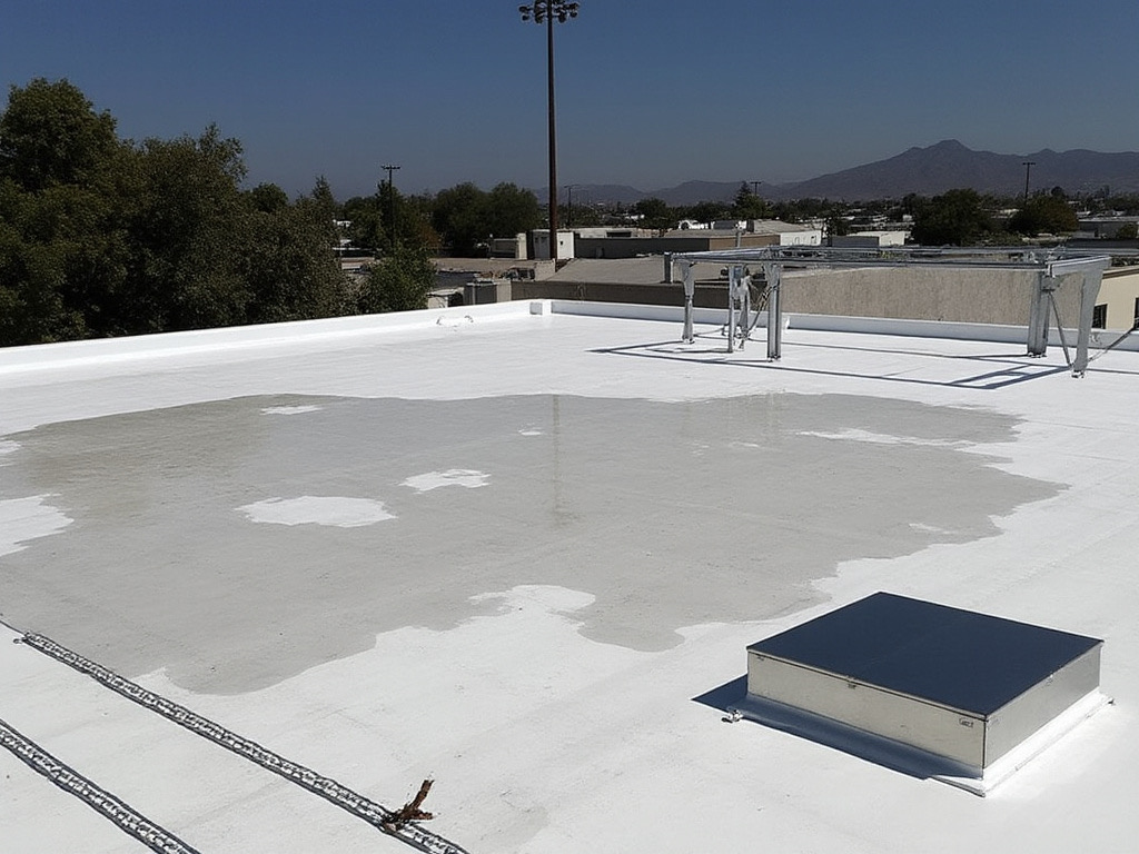 ponding water on roof